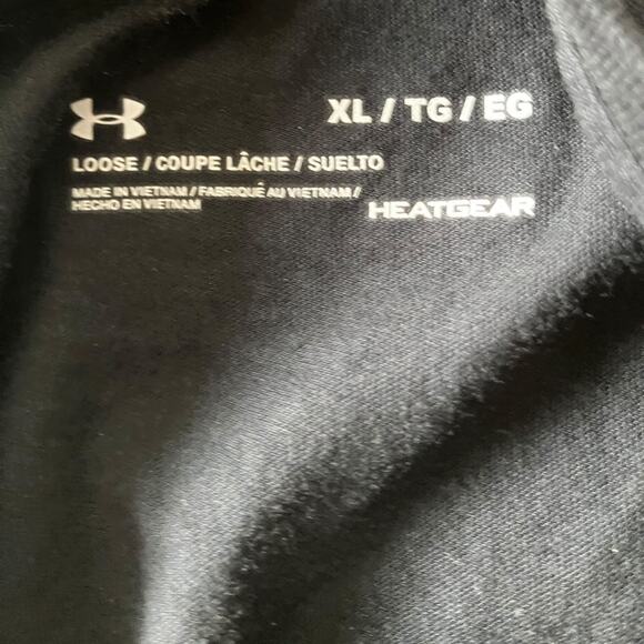 Under Armour HeatGear Tech Tee XL Black Men’s Athletic Training Gym Shirt - Picture 5 of 5